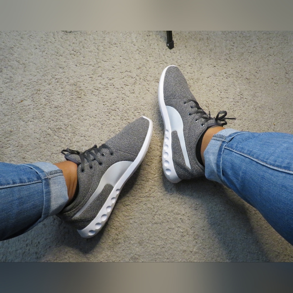 Gray and white Pumas